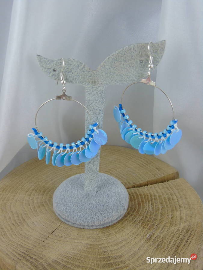 Kolczyki różne kolory małopolskie Wiśniowa sprzedam