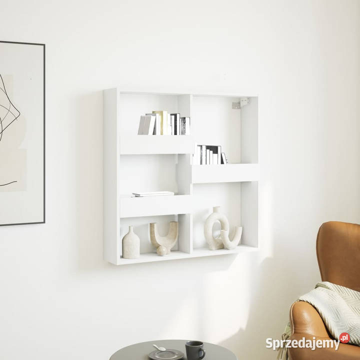 Szafka ścienna biała 80x15x80 materiał mazowieckie Warszawa