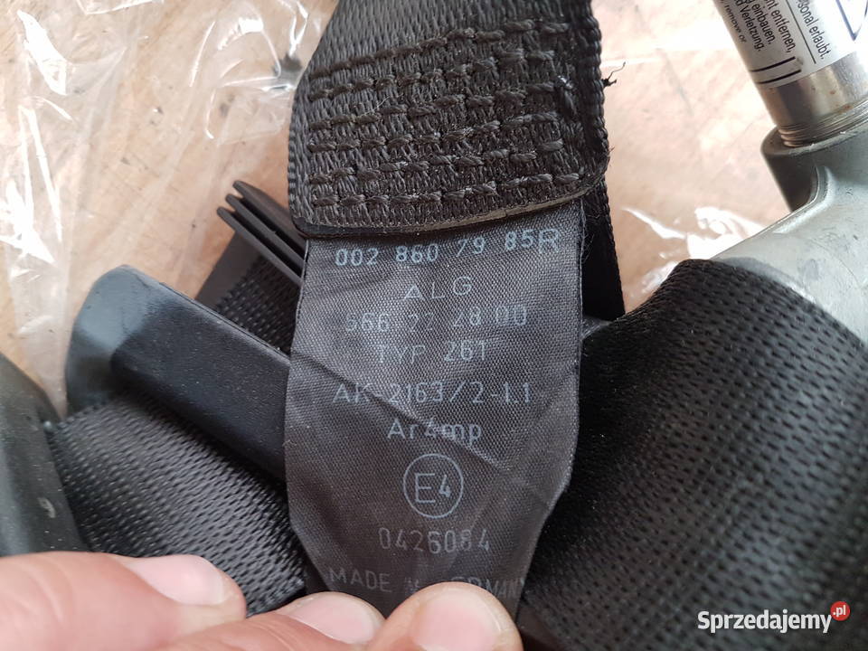 MERCEDES SPRINTER W903 PAS BEZPIECZENSTWA dostawcze Turek