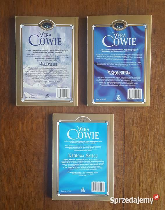 Vera Cowie 3 powieści Warszawa