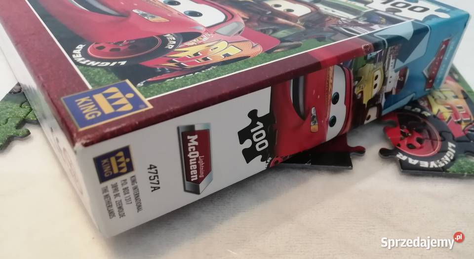 Cars Auta Lighting McQueen 4757A Disney King Czeladź