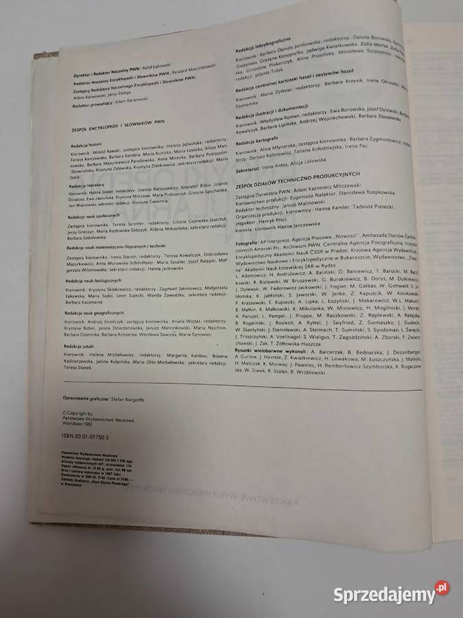 Książka Encyklopedia popularna PWN 1982 r do encyklopedie, słowniki, leksykony Kraków