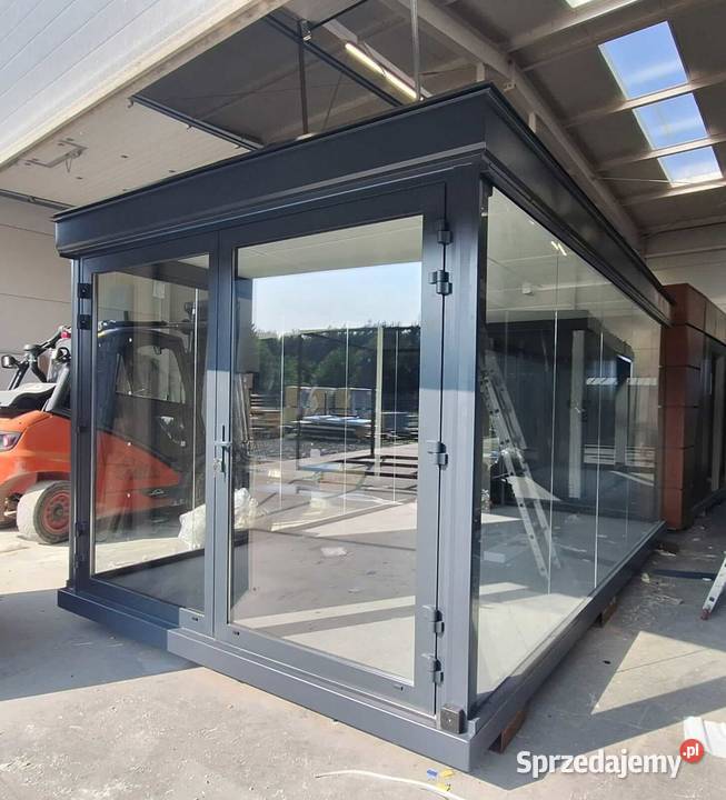 Kontener pawilon ekspozycyjny przeszklony 18m2 Grójec