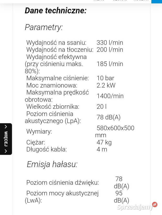 Okazja kompresor do prac wykonczeniowych Wieruszów