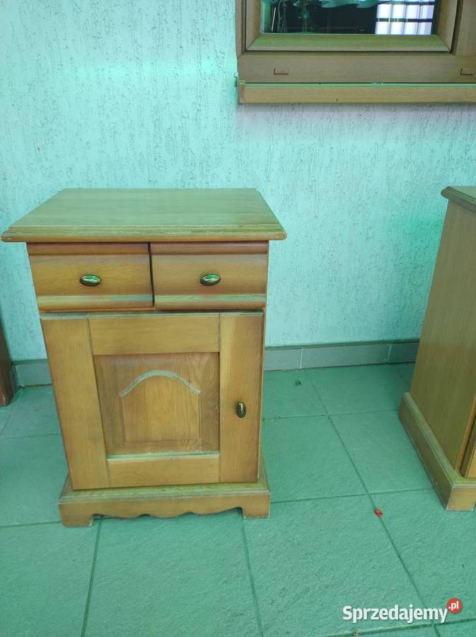 Komplet mebli sypialnianych dębowych Olszewo