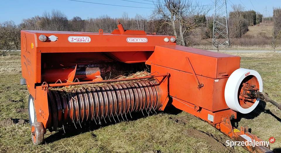 Prasa Sipma Z2241 Z224 Prasa kostkująca 1998r Sipma świętokrzyskie Klimontów