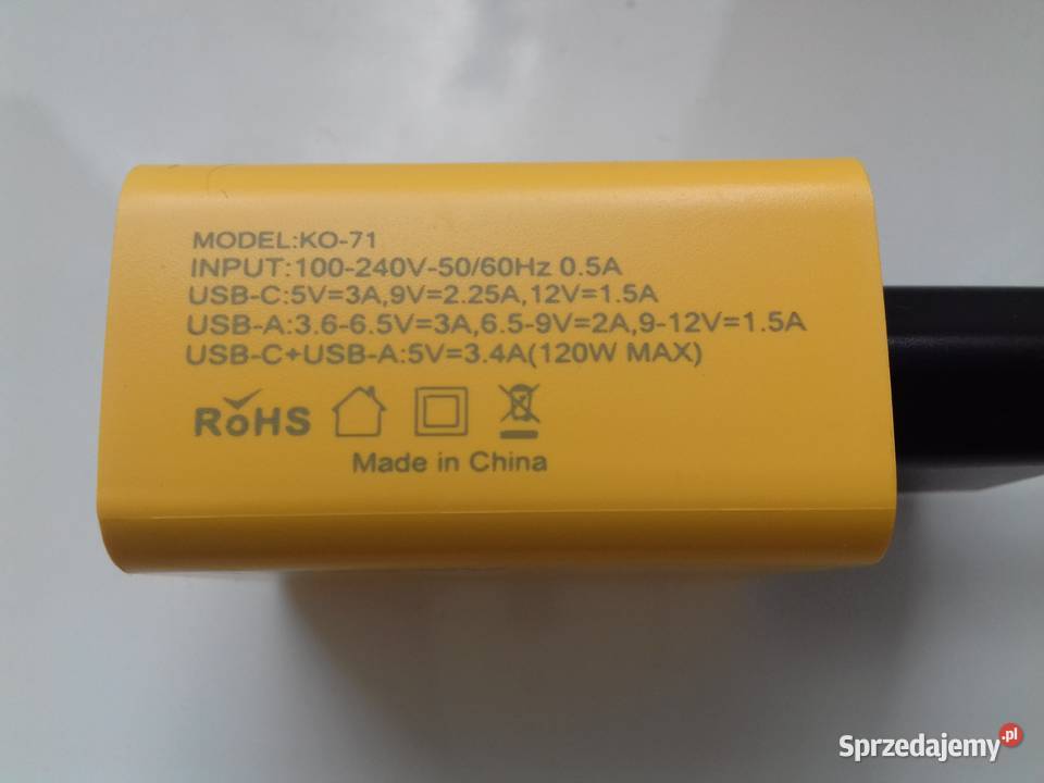 Ładowarka KO71 QC30 PD 2xUSB 2xUSBC 5V 3A 9V kujawsko-pomorskie Bydgoszcz