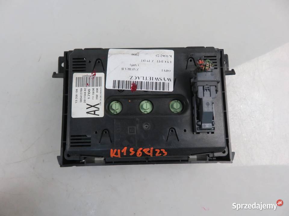 RADIO OPEL ZAFIRA B 13190856 13208194