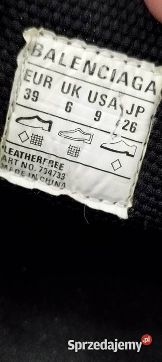 Buty sneakersy Balenciaga model 3XL 39 kujawsko-pomorskie