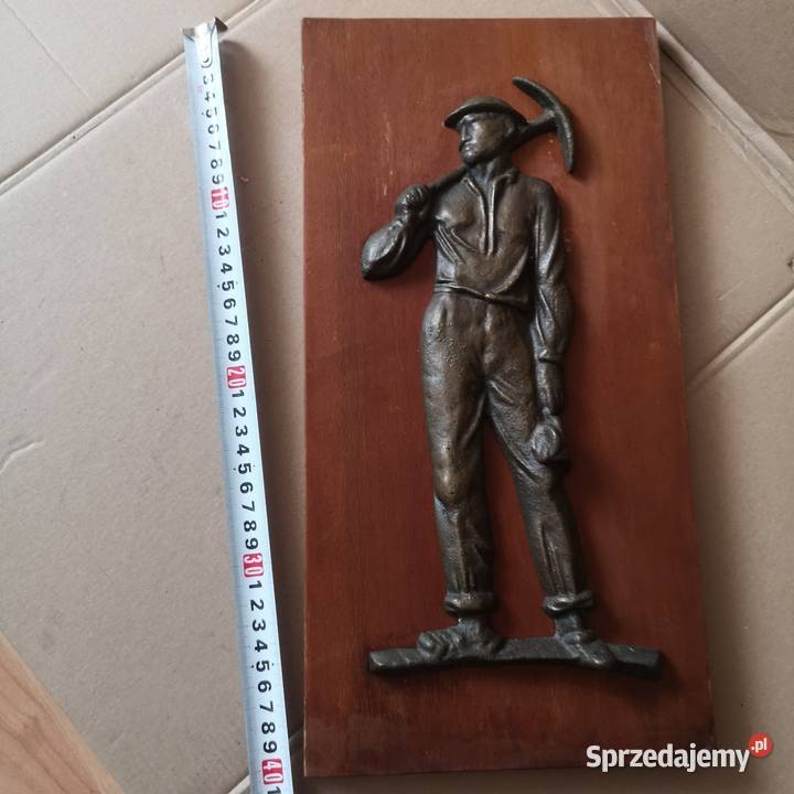 Górnik z przodka Wyrób PRL Wałbrzych
