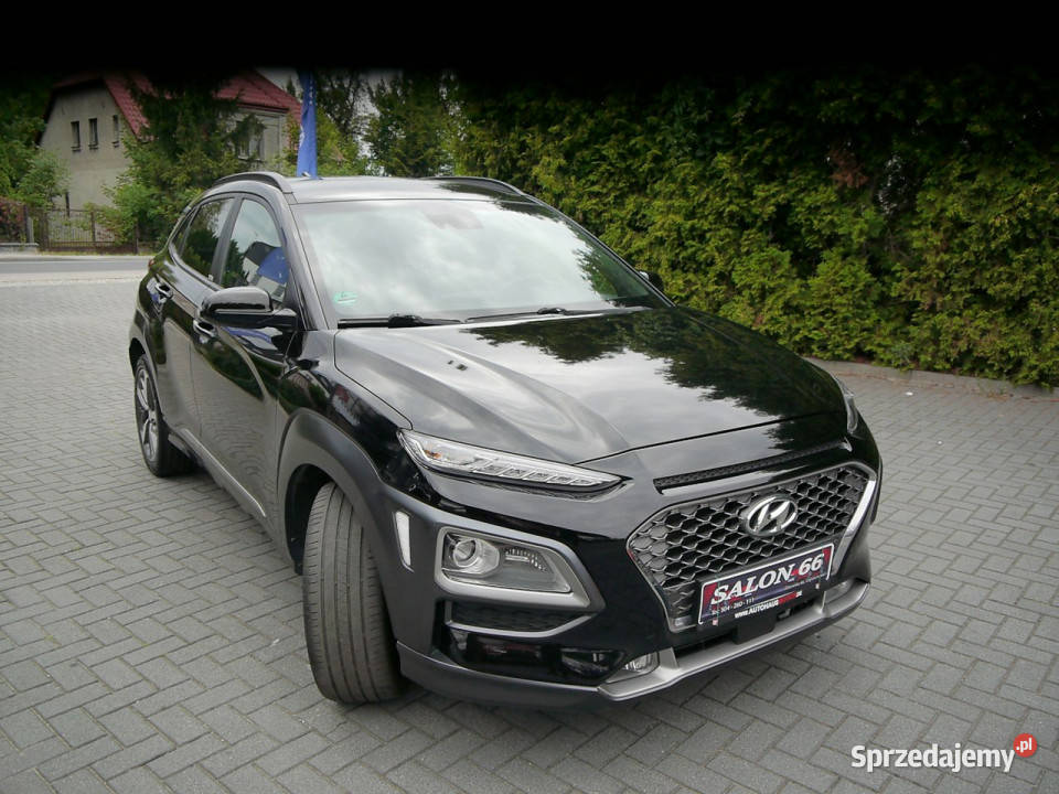Hyundai Kona 16d 120 Serwisowany StanIdealny czarny śląskie Częstochowa