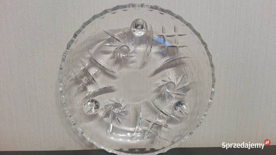 Patera na nóżkach sygnowana Made in Poland