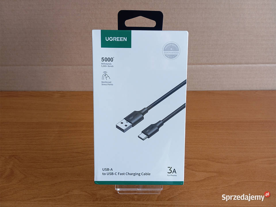 NOWY Kabel Ugreen Fast Charging USBAUSBC 15m Węgrów sprzedam
