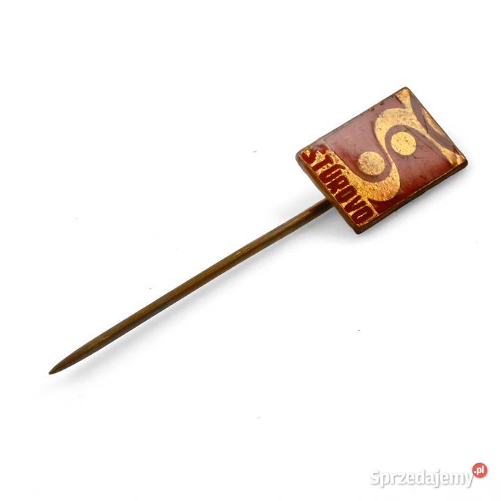 trovo 15 Metal Przypinka Socrealizm Przemysł Szczecin