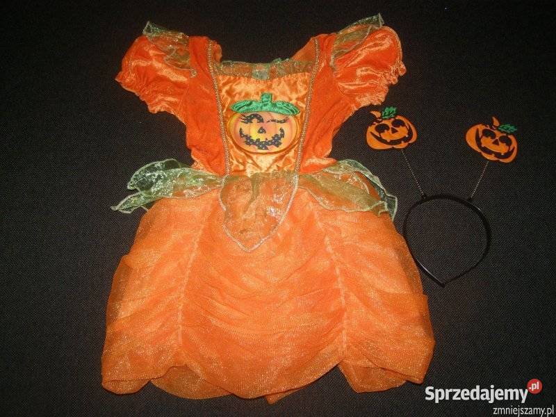 Strój kostium opaska Dynia Halloween 12 latka Siedlce sprzedam