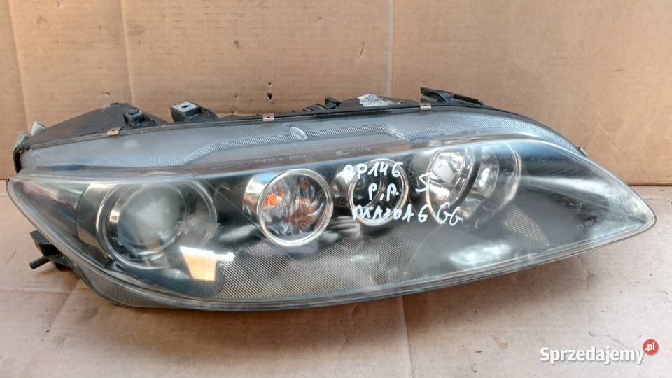 MAZDA 6 GG LAMPA PRZÓD PRAWA SOCZEWKA Lampy przednie wielkopolskie Zbierkowo