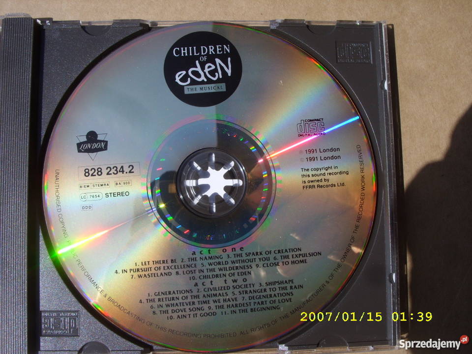 Rock CD CHILDREN OF EDEEN CD Wołów
