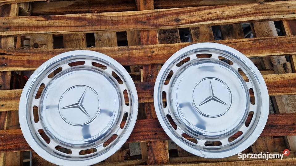 Kołpaki metalowe chromowane oryginał mercedes 14 Wrocław