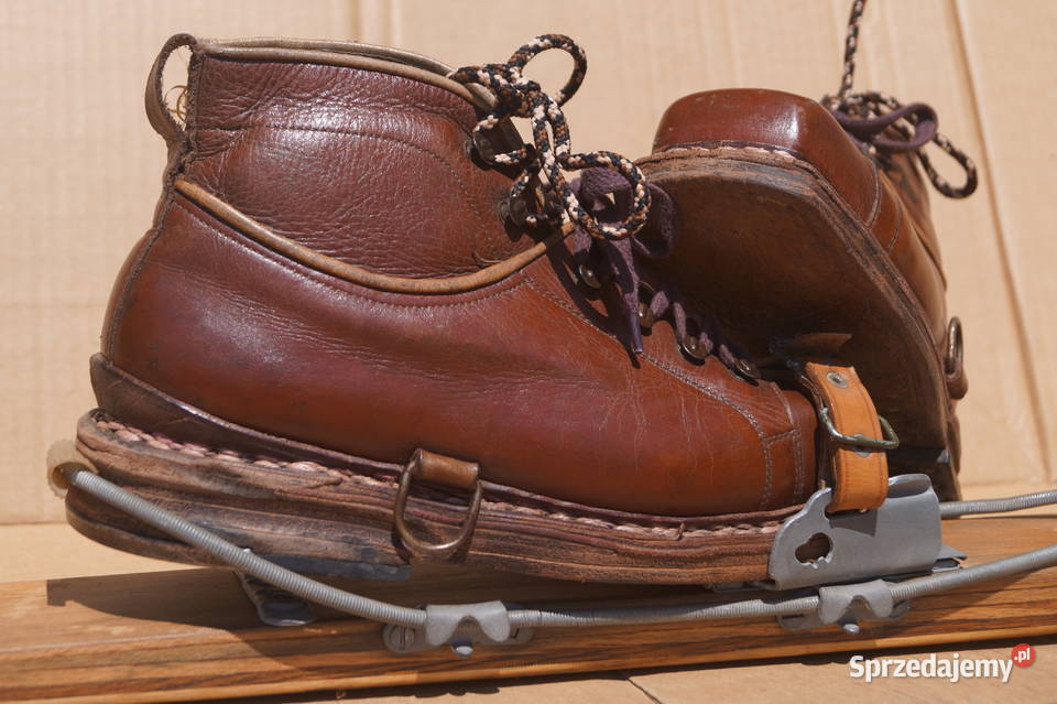 Stare skórzane buty narciarskie 38 Pruchnik