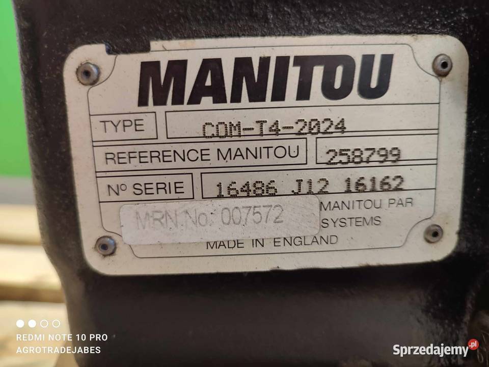 Skrzynia biegów Manitou MT732 258799 Wilkowo