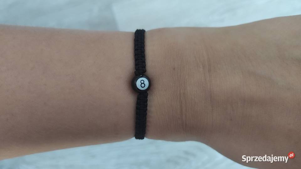 Bransoletka czarna bila Lipsk