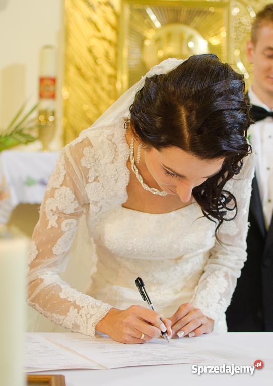 Koronkowe bolerko Pronovias małopolskie