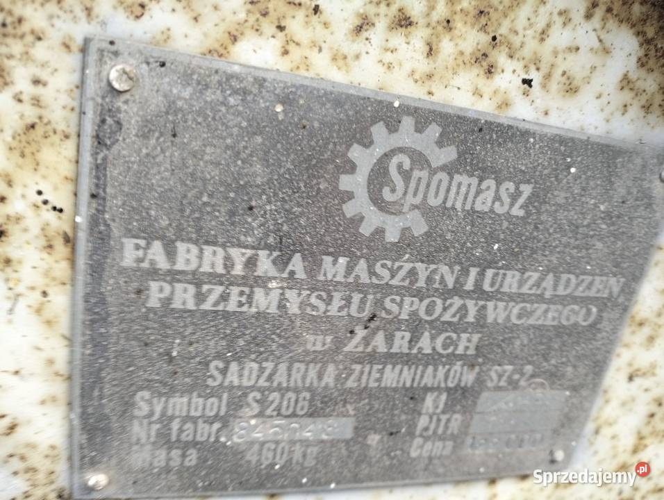 Sprzedam sadzarke do ziemniaków nieuszkodzony małopolskie Czechy