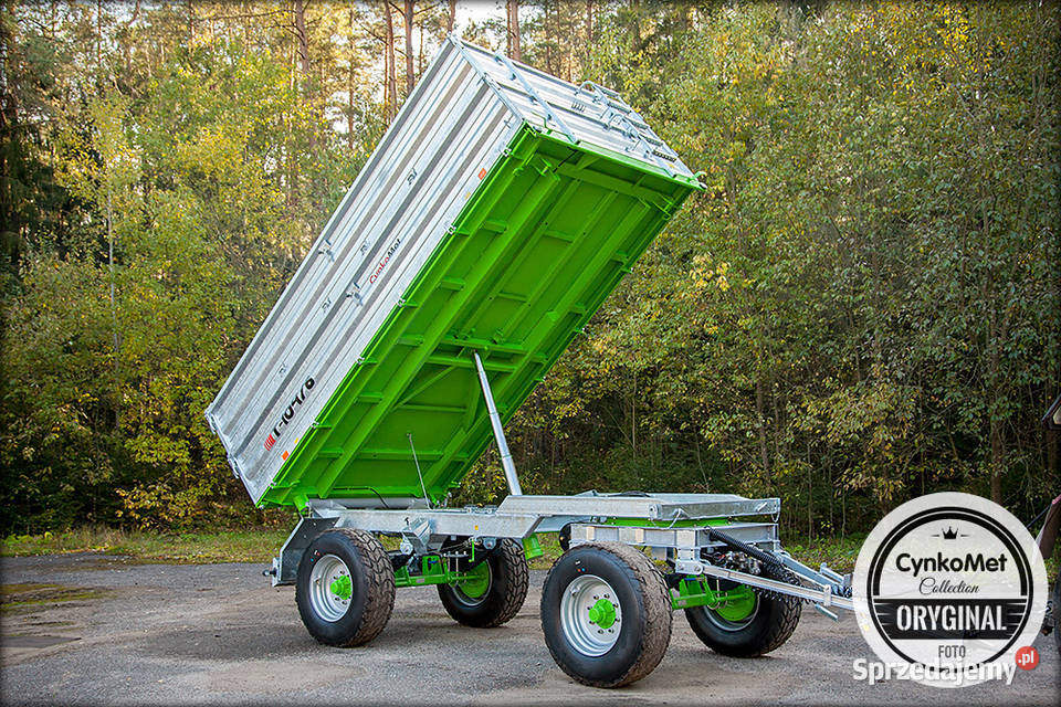 Przyczepa rolnicza T1046 10T Cynkomet OKAZJA nieuszkodzony Rolnictwo śląskie Racibórz