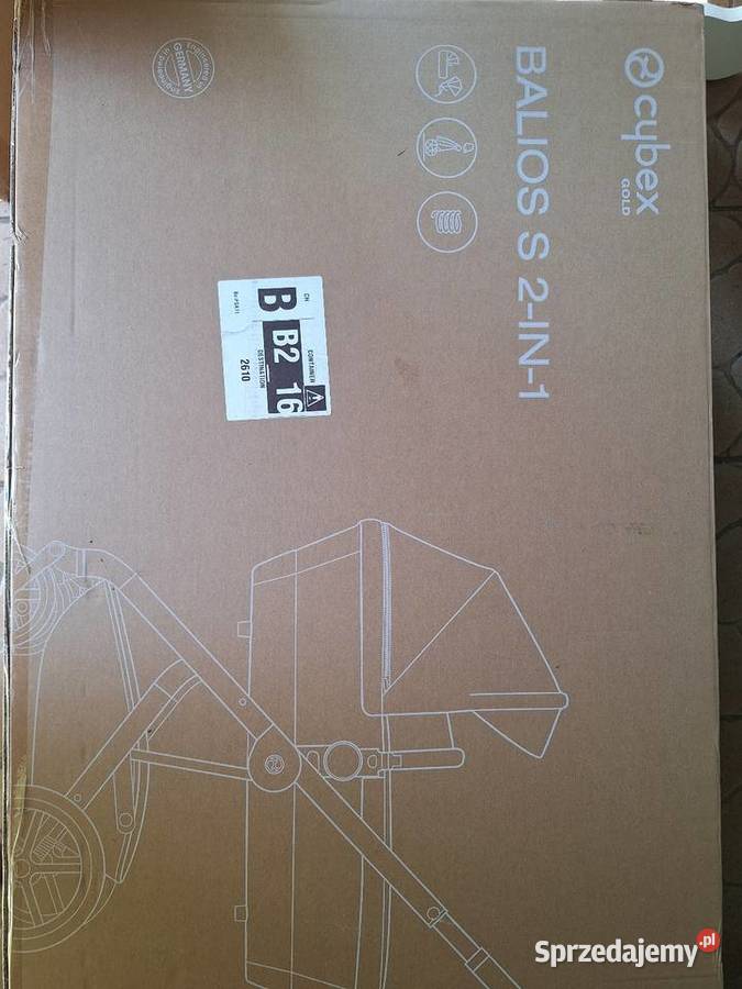 Cybex Balios S 2w1 plus fotelik Cybex Aton B2 z tworzywa Wielofunkcyjne