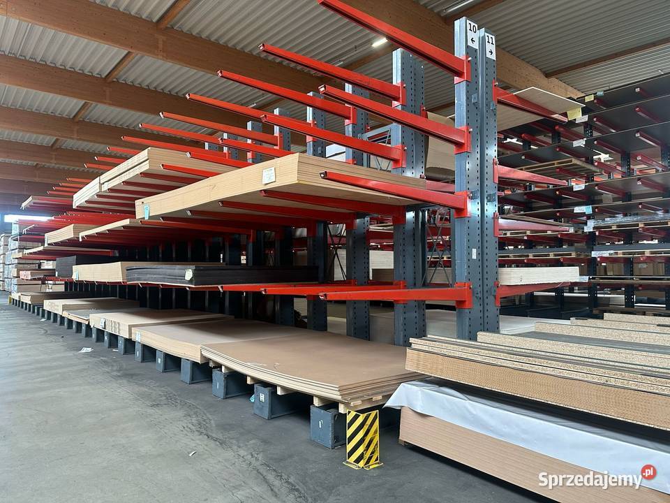 Regały magazynowe wspornikowe na płytę meblową i Magazynowanie Karczew