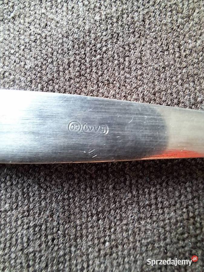 Stare posrebrzane sztućce deserowe Sochocin