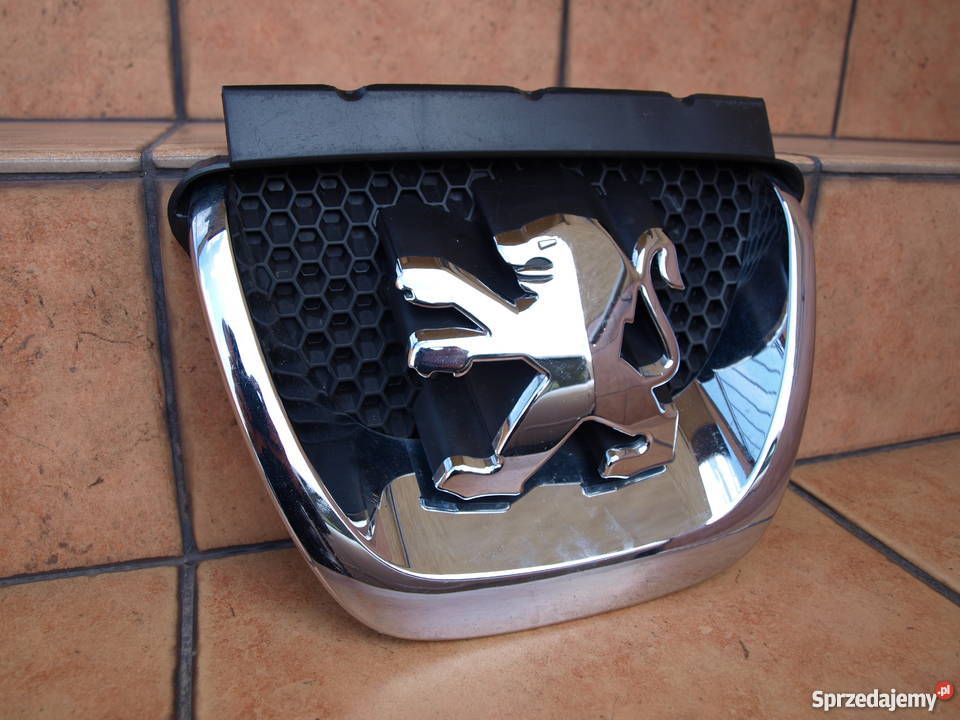 Peugeot 308 znaczek emblemat w zderzak 2007 zderzaki Karoseria Kalisz
