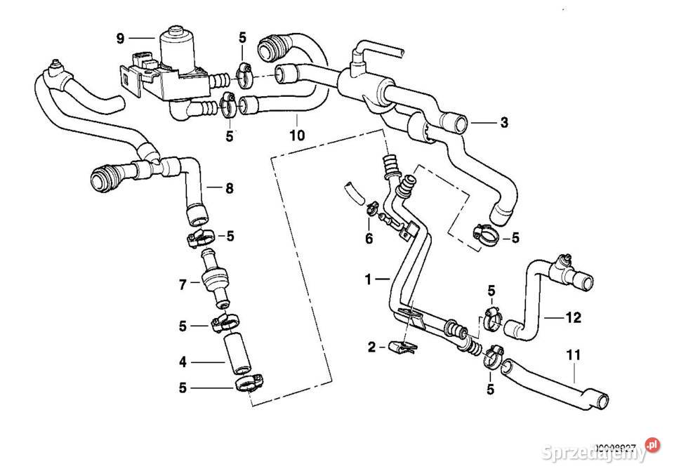 Wąż odpływu BMW 64218390754 dolnośląskie Wrocław