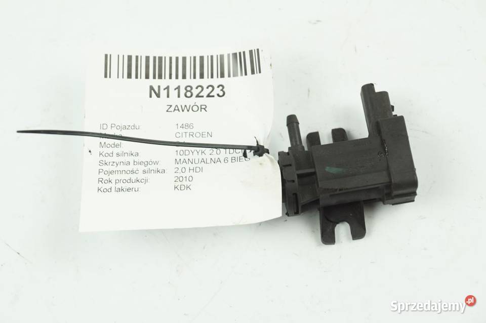 9674084680 PODCIŚNIENIA C4 ZAWÓR Lipno