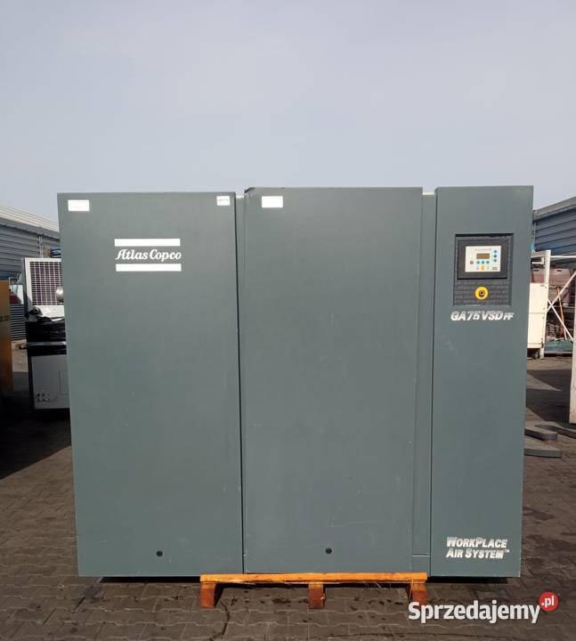 Sprężarka śrubowa kompresor ATLAS COPCO GA75 Wilków