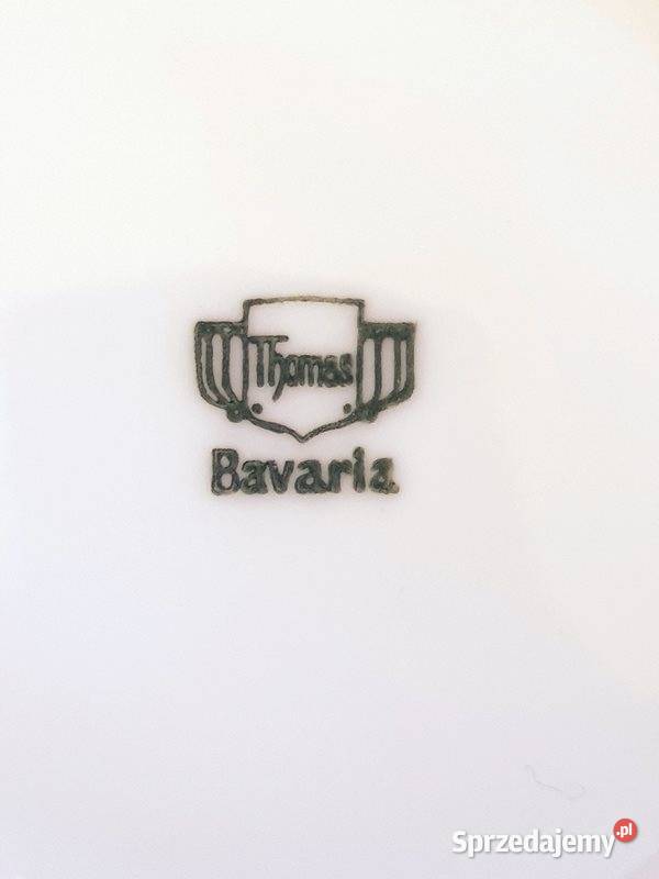 SERWIS KAWOWY biała porcelana z trad wzorem biały śląskie Chorzów