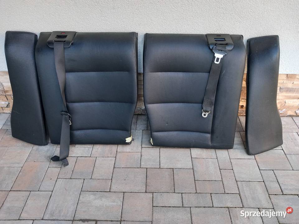 BMW e36 coupe skórzane oparcia kanapy czarna osobowe