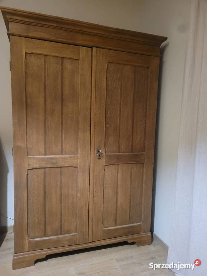 Szafa ubraniowa drewniana dębowa vintage kujawsko-pomorskie Osielsko