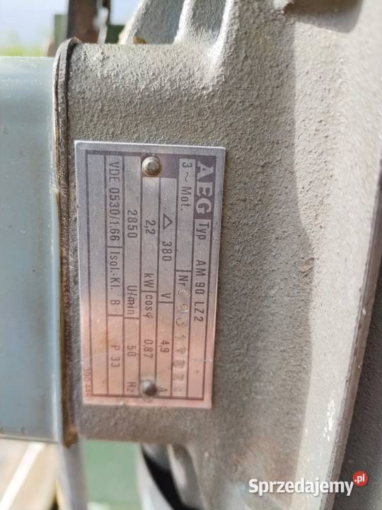 Szlifierka boczna 22 kW Wejherowo sprzedam