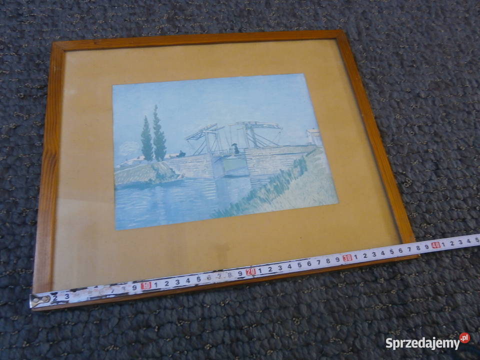 Obraz w ramie Postać na moście autor nieznany