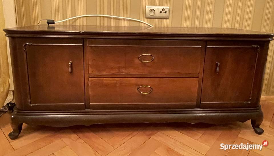 Antyczna komoda z ciemnego drewna styl i kujawsko-pomorskie Toruń