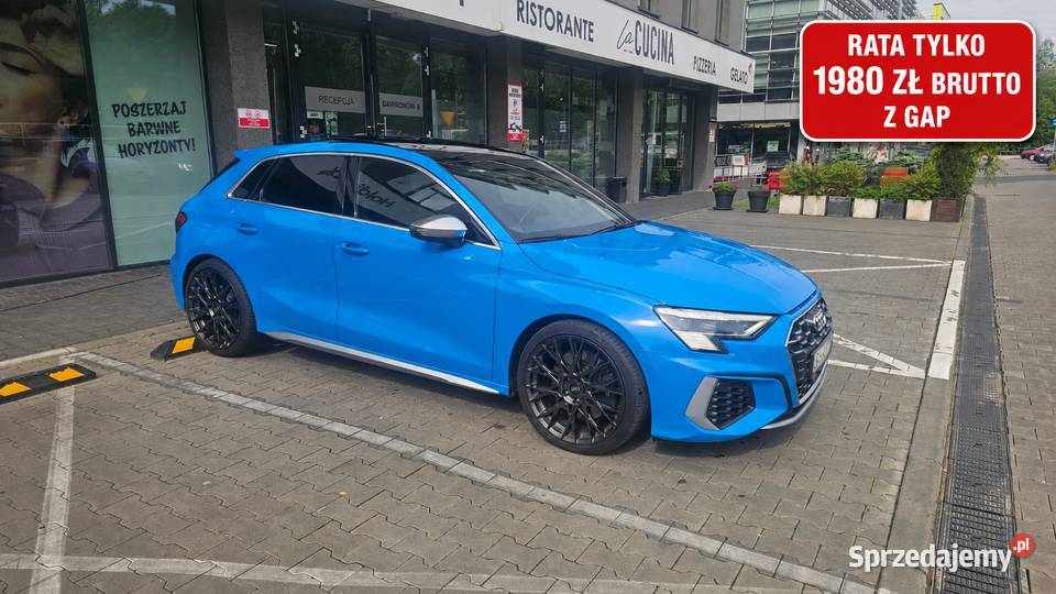 Cesja Audi S3 8Y rata brutto 1980 zl brutto 95000km śląskie