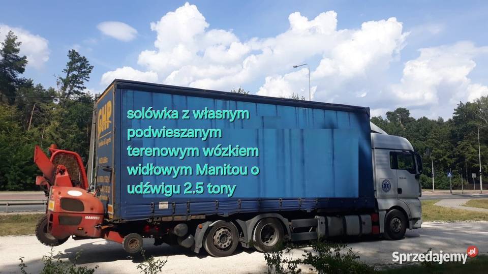 Usługi wózkiem widłowym HDS załadunki rozładunki Transport specjalistyczny mazowieckie Warszawa