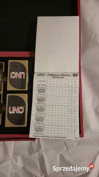 Mattel UNO 10th Anniversary Collectors Edition Rabka-Zdrój sprzedam