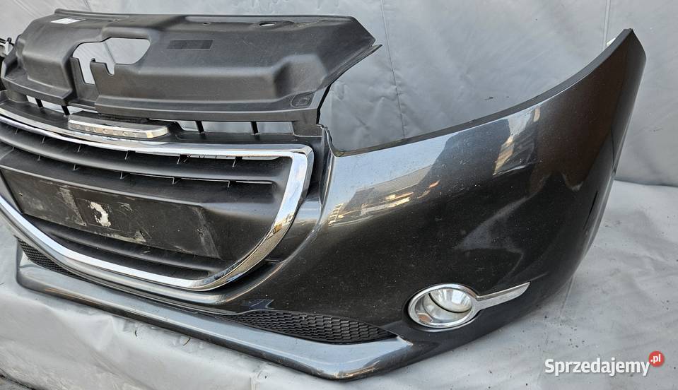 PEUGEOT 208 I ZDERZAK PRZEDNI GRILL HALOGENY Radom
