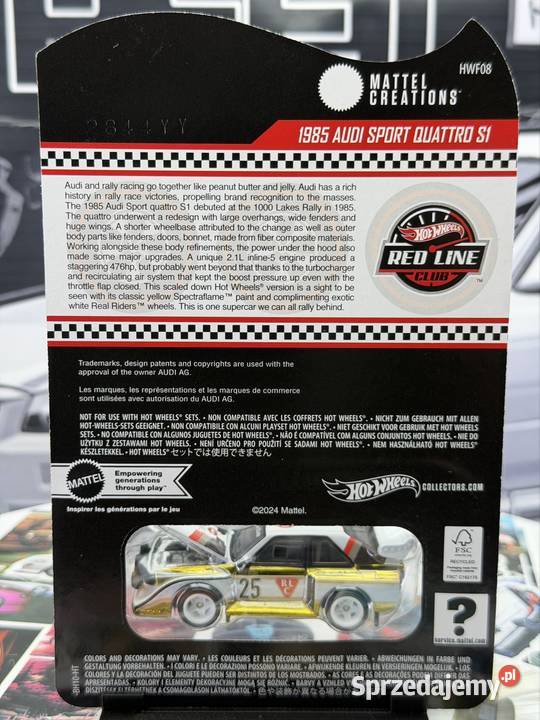Hot Wheels RLC 1985 Audi Sport Quattro S1 BOX 23