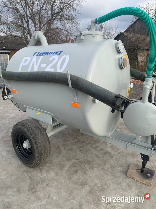 Beczkowóz beczka asenizacyjna 2000 L Meprozet PN małopolskie Dąbrowa Tarnowska