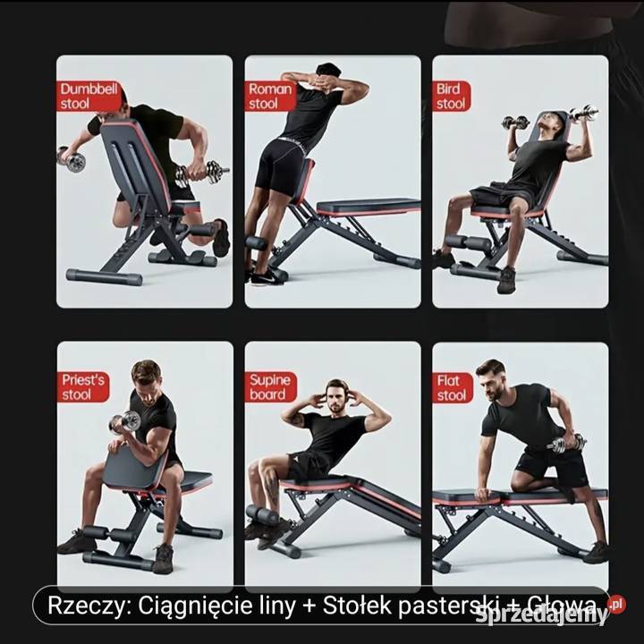 Ławka do ćwiczeń wielofunkcyjna Sierakowo