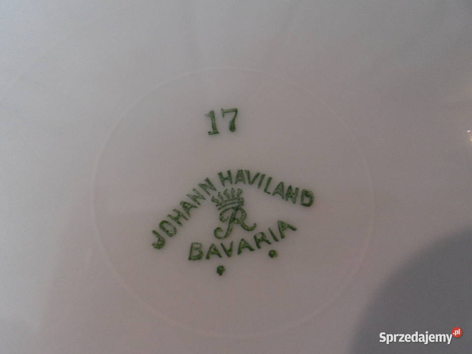 JOHANN HAVILAND Talerzyki deserowe 6 wielkopolskie Raszków