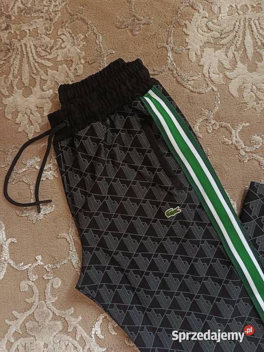 Spodnie dresowe męskie Lacoste Monogram topowy podlaskie sprzedam